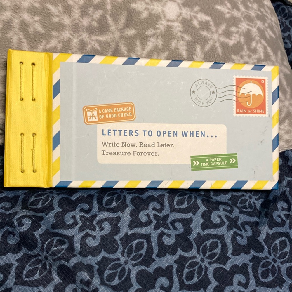 Letters to Open When Keepsake Book